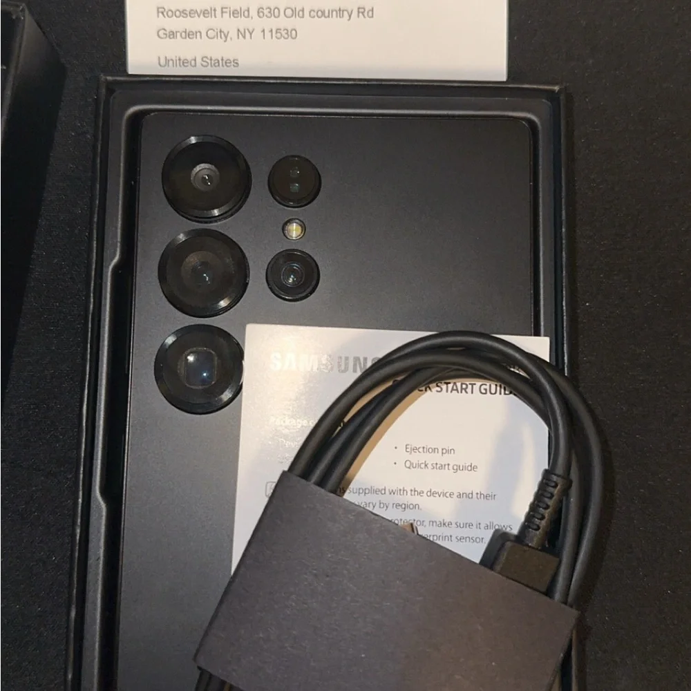 Samsung Smartphone with Black Finish